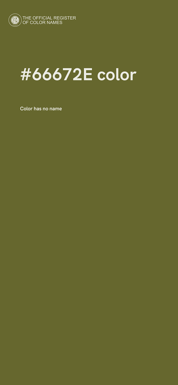 #66672E color image
