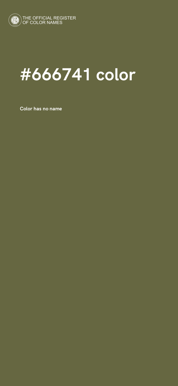 #666741 color image
