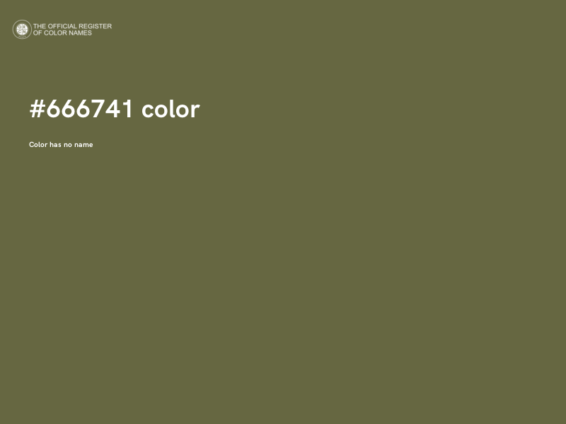 #666741 color image