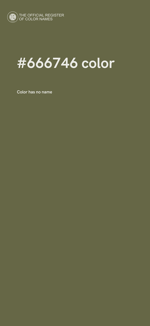 #666746 color image
