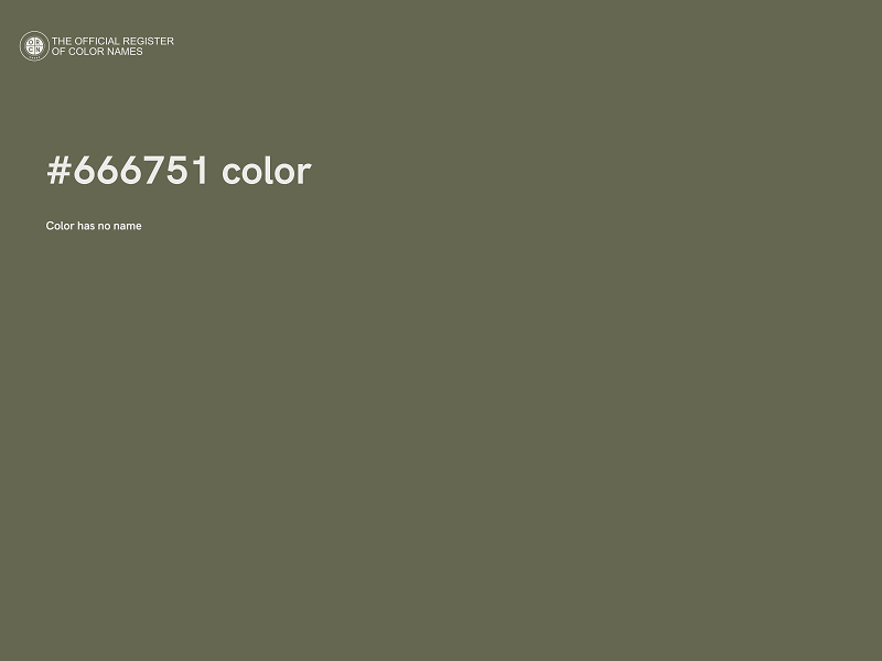 #666751 color image