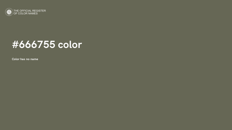 #666755 color image