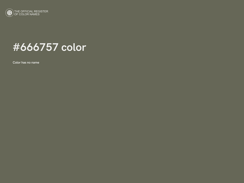 #666757 color image