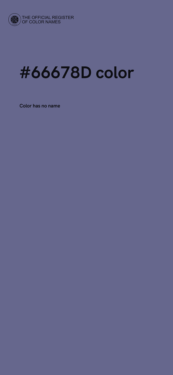 #66678D color image