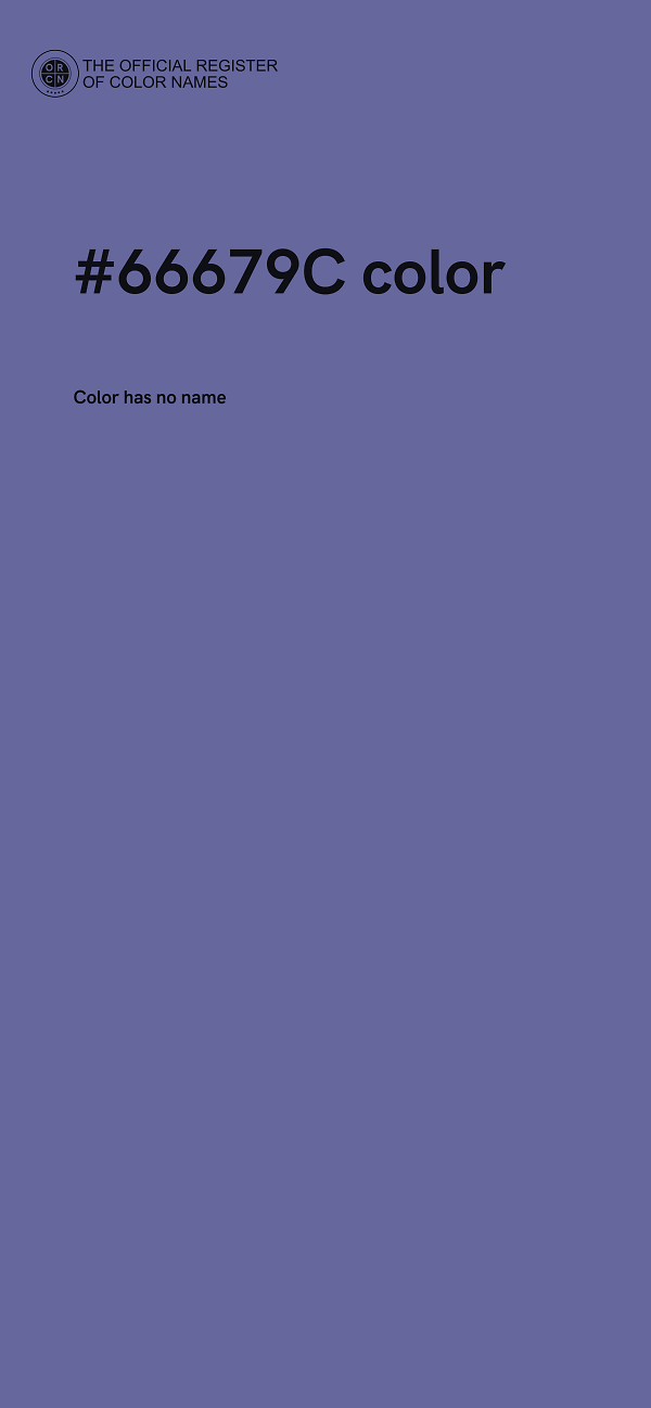 #66679C color image
