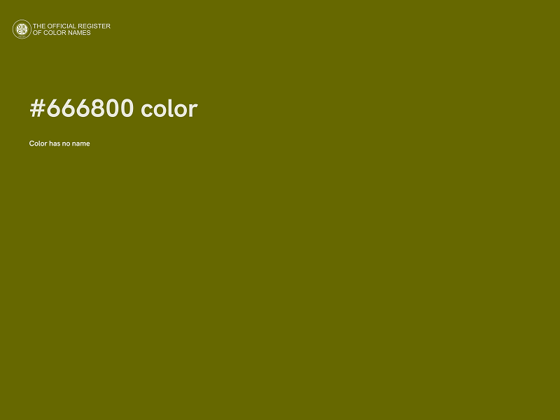 #666800 color image