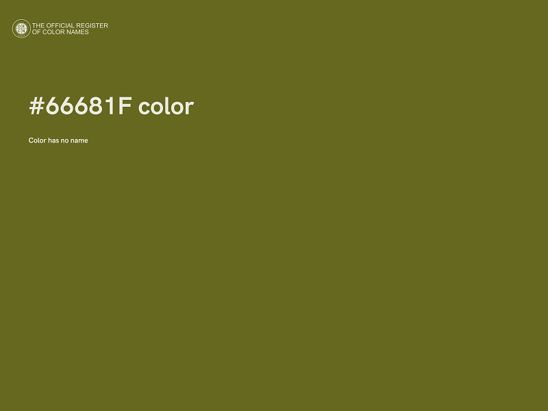 #66681F color image