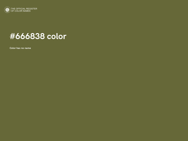 #666838 color image