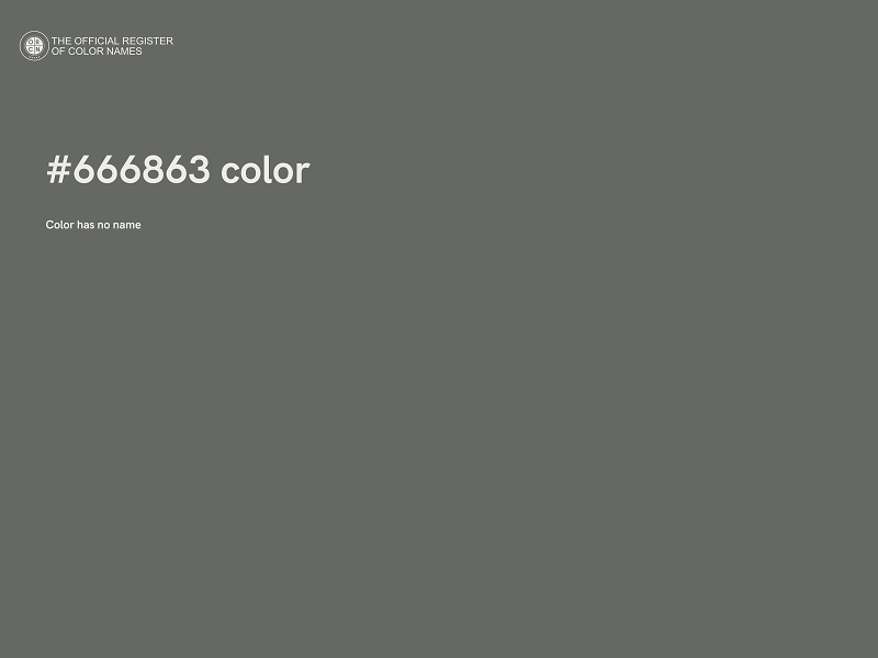 #666863 color image