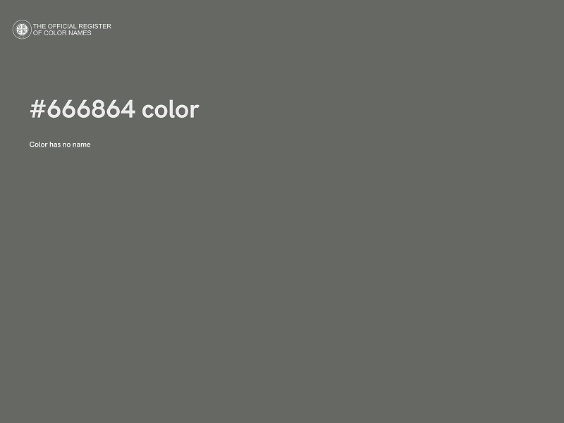 #666864 color image