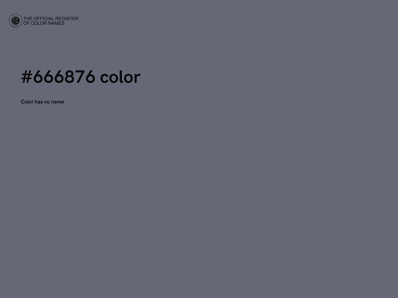 #666876 color image