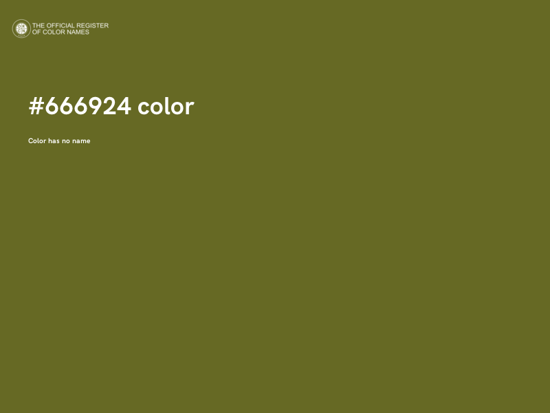 #666924 color image