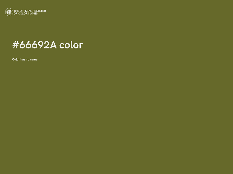 #66692A color image