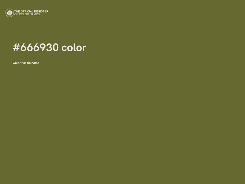 #666930 color image