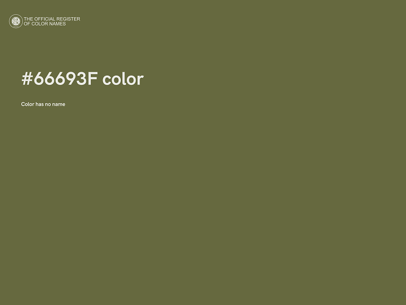 #66693F color image