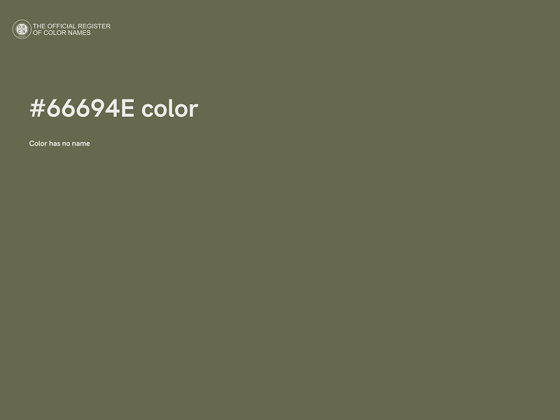 #66694E color image