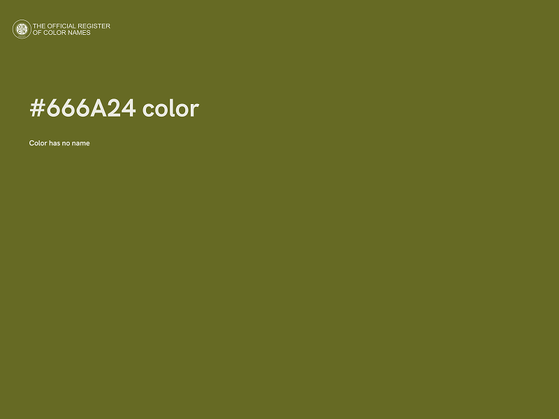 #666A24 color image