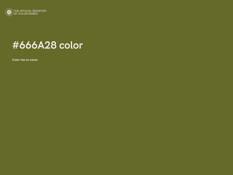 #666A28 color image