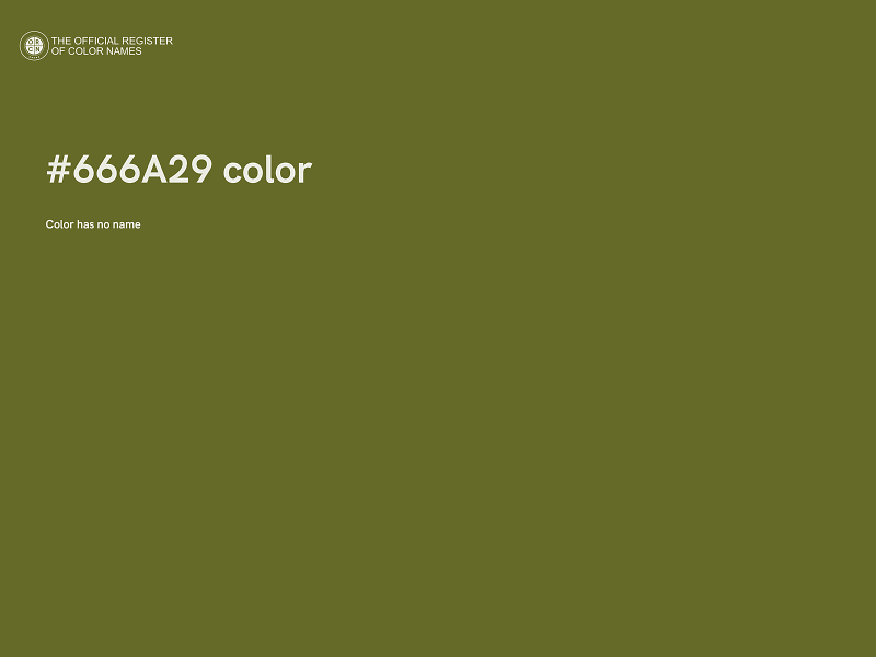 #666A29 color image