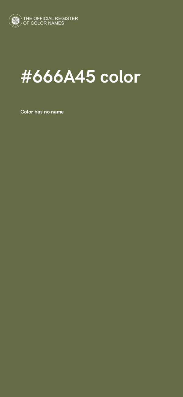 #666A45 color image