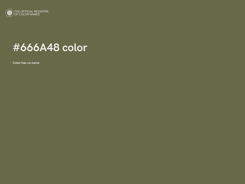 #666A48 color image