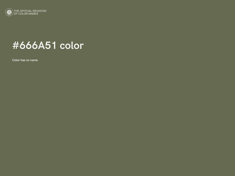 #666A51 color image