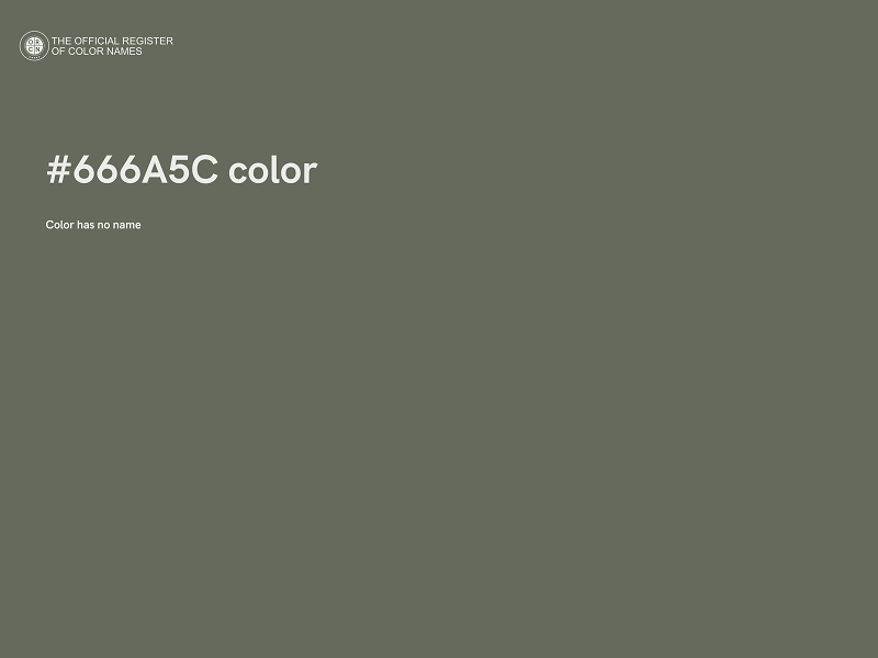 #666A5C color image