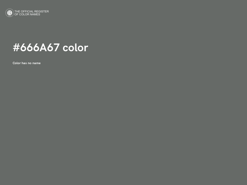 #666A67 color image