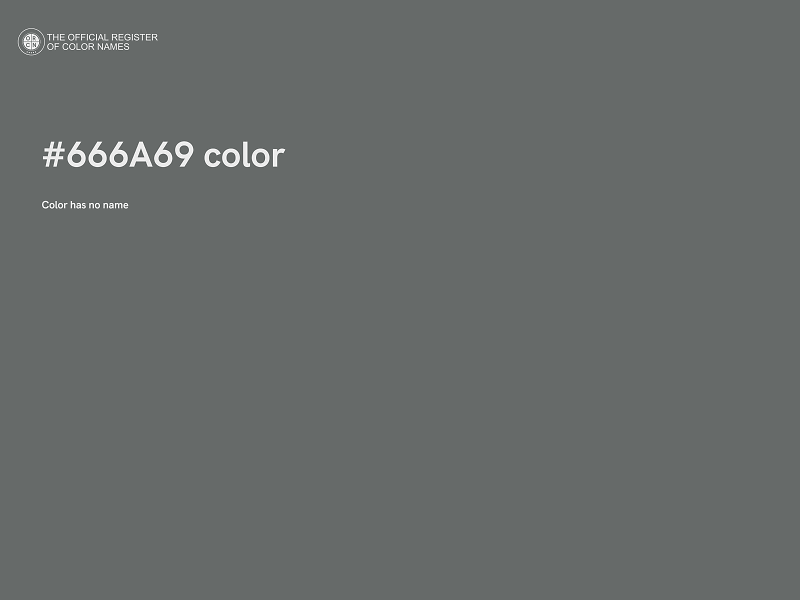 #666A69 color image