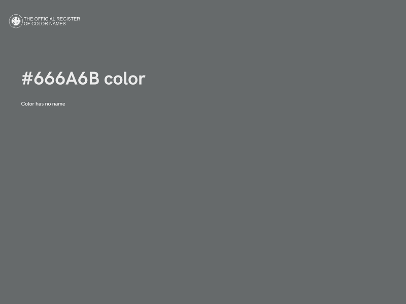 #666A6B color image