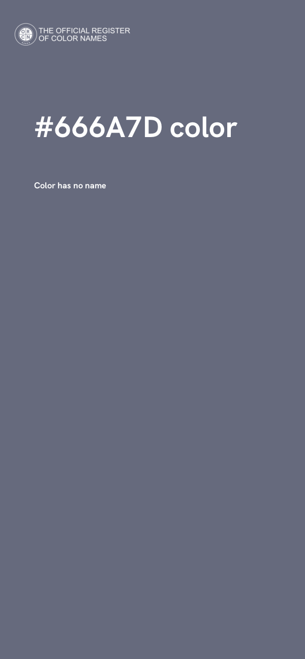 #666A7D color image