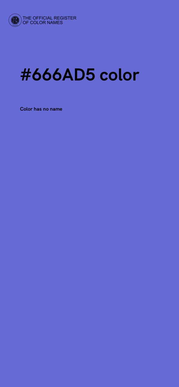 #666AD5 color image