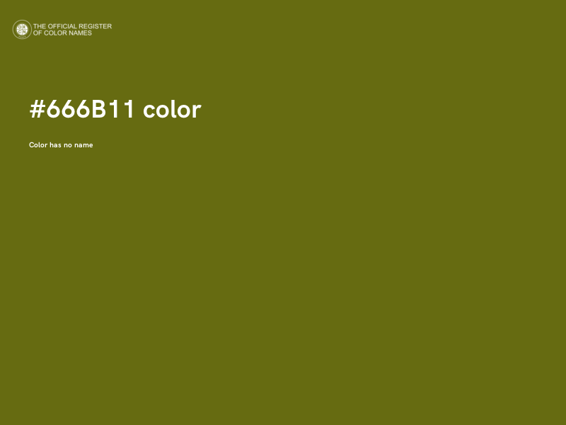 #666B11 color image
