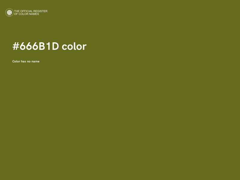 #666B1D color image