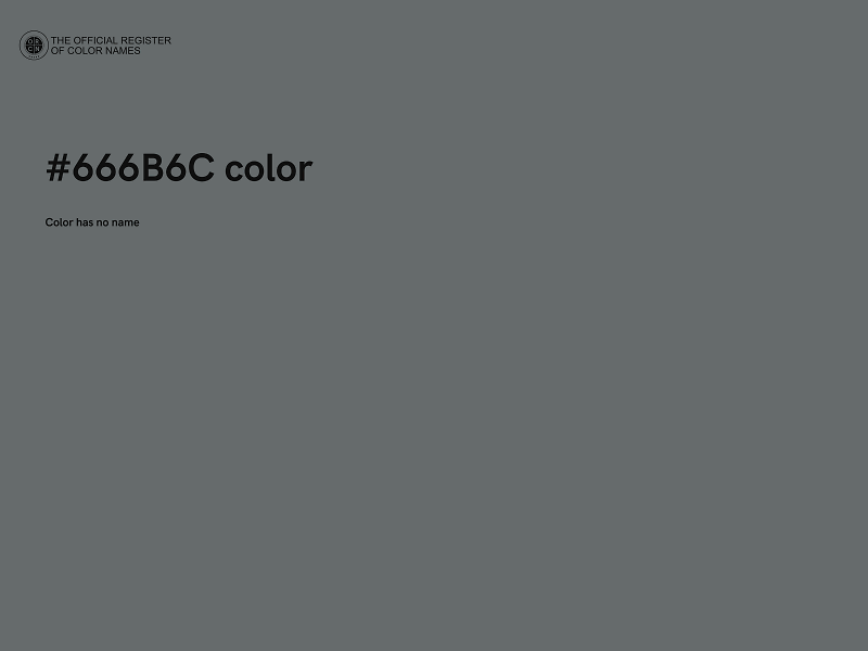 #666B6C color image