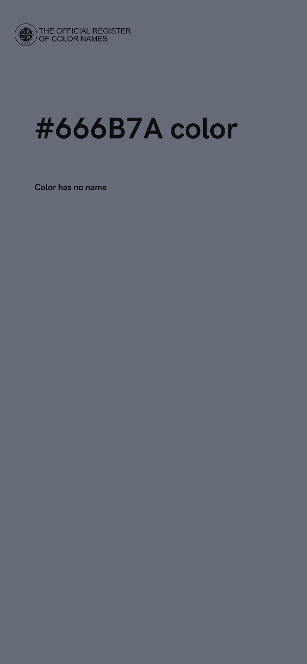 #666B7A color image