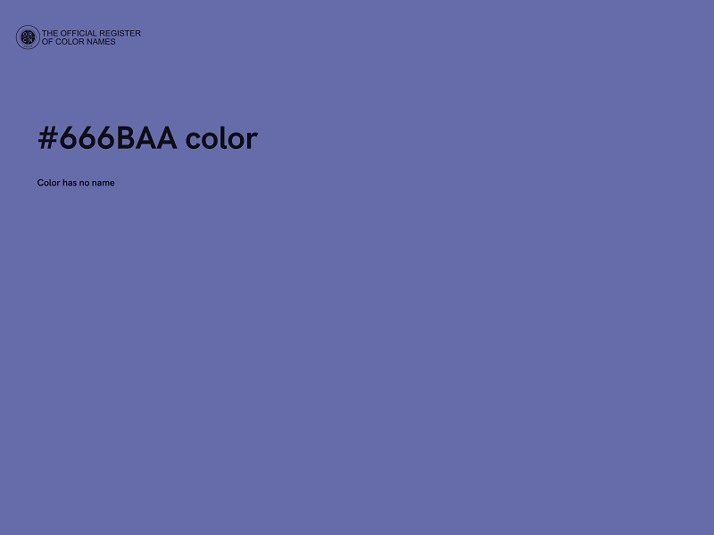 #666BAA color image