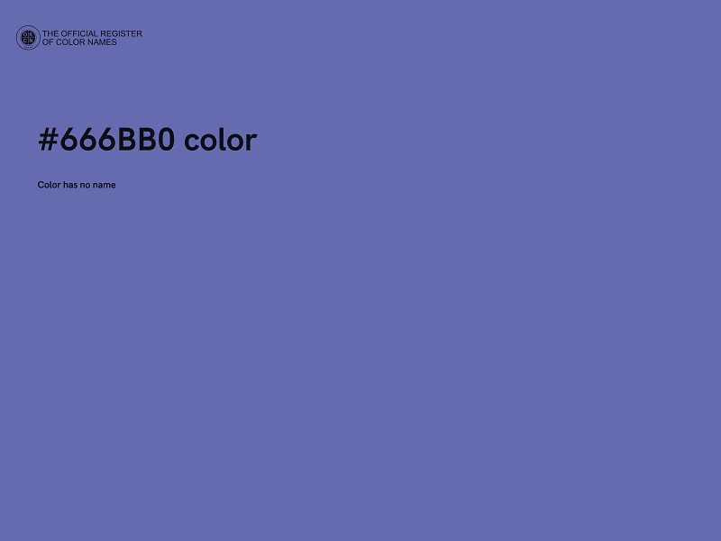 #666BB0 color image