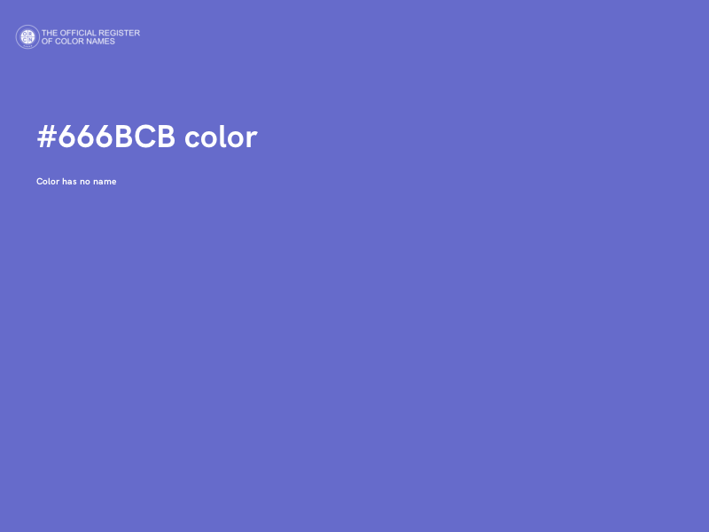#666BCB color image