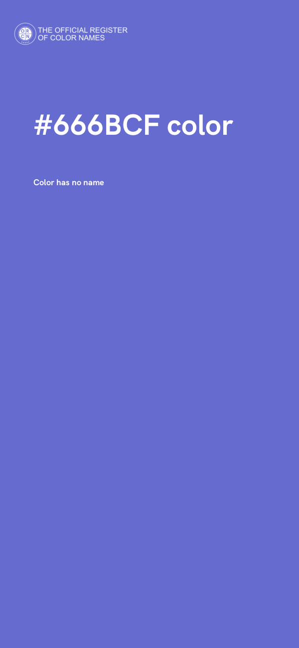 #666BCF color image