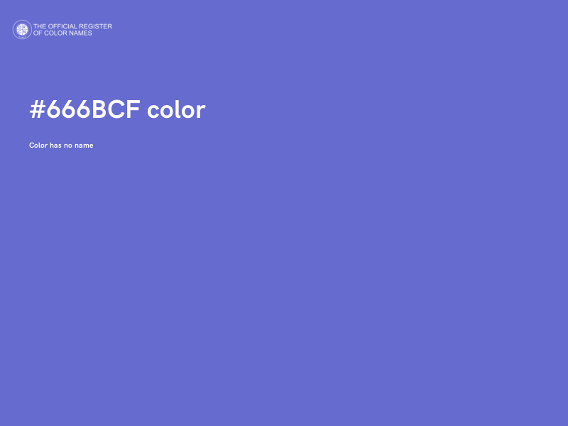 #666BCF color image