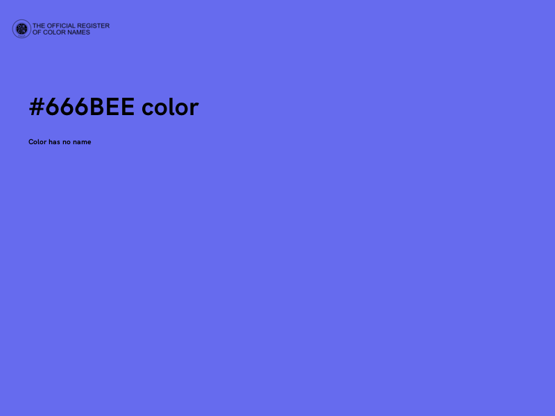 #666BEE color image