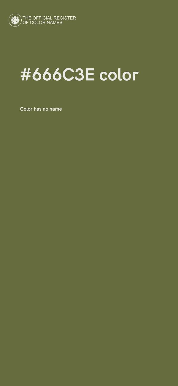 #666C3E color image