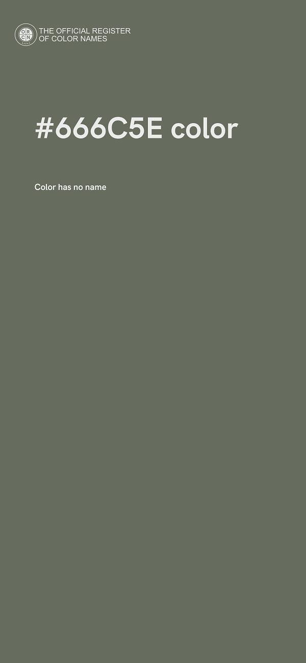 #666C5E color image