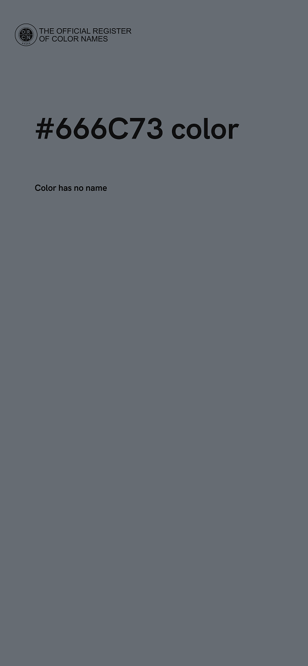 #666C73 color image