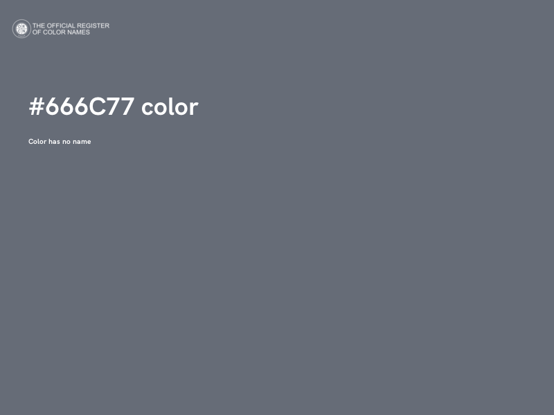 #666C77 color image