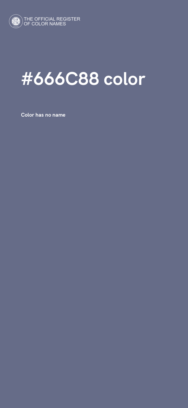 #666C88 color image