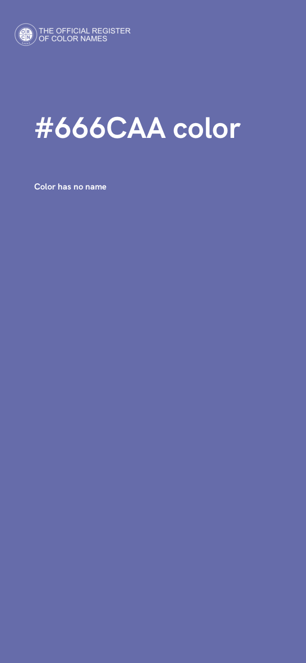 #666CAA color image