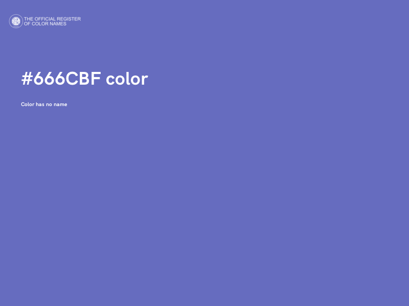 #666CBF color image