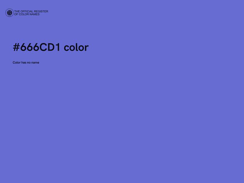 #666CD1 color image